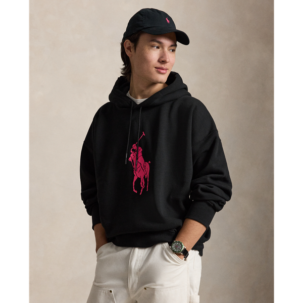 Polo Black Pink Pony Fleece Hoodie Polo Ralph Lauren 4