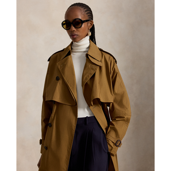 Trench con mantellina