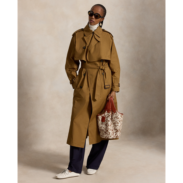 Trench con mantellina
