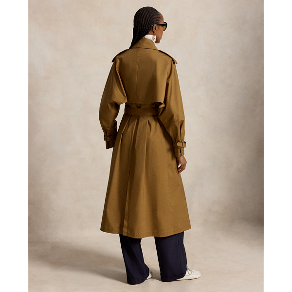 Trench con mantellina
