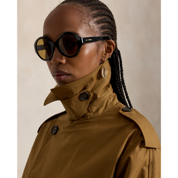 Trench con mantellina