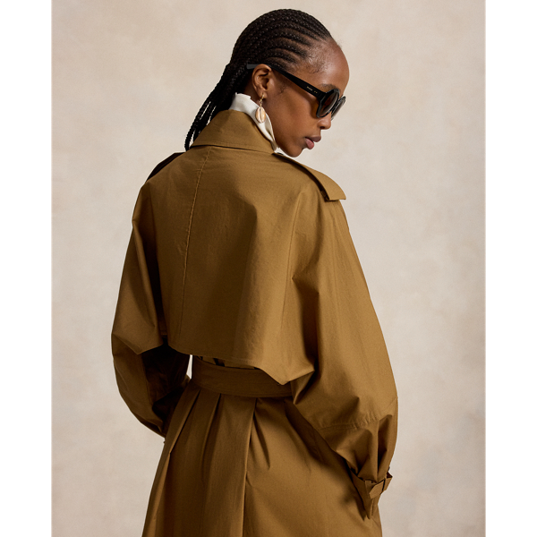Trench con mantellina