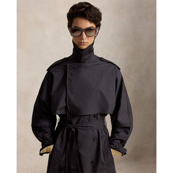 Capelet Trench Coat