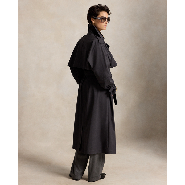 Capelet Trench Coat