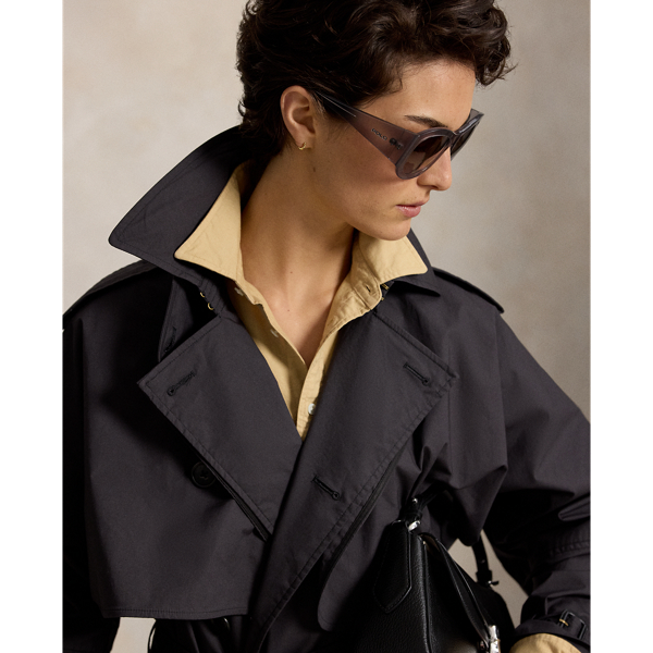 Capelet Trench Coat