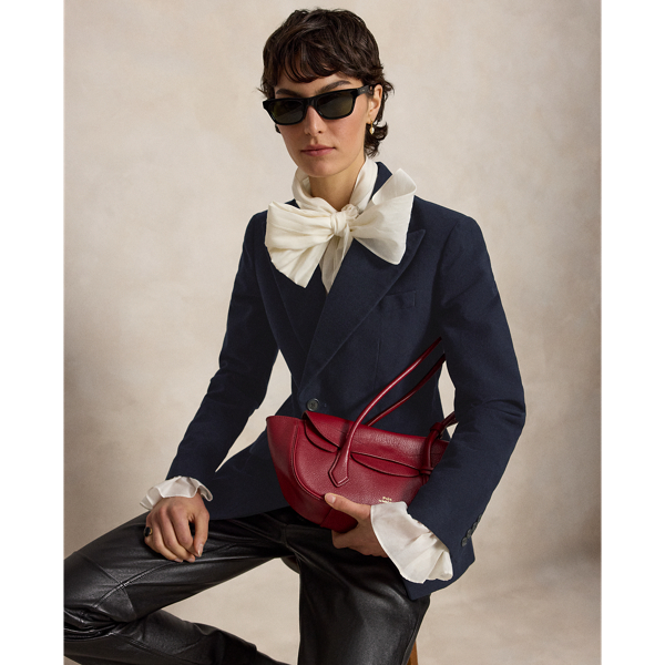Single-Breasted Moleskin Riding Blazer