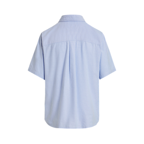 Женские рубашки Ralph Lauren Cotton Oxford Short-Sleeve Shirt