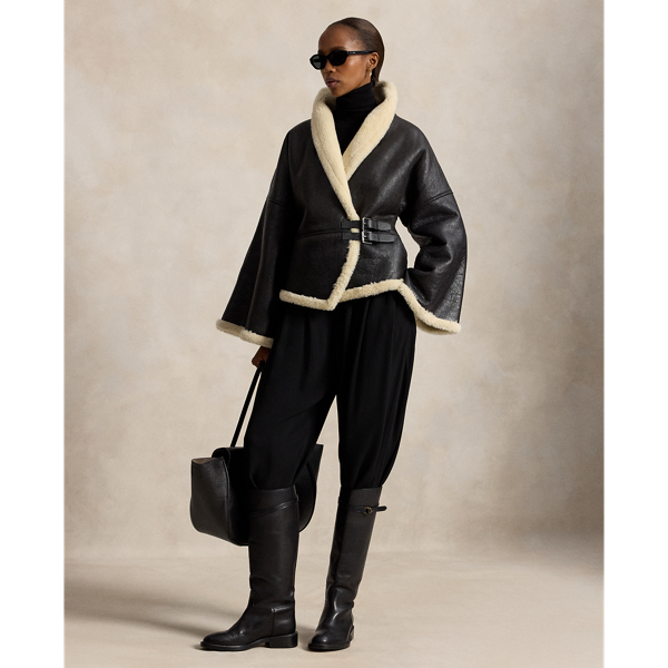 Wickeljacke aus Lammfell