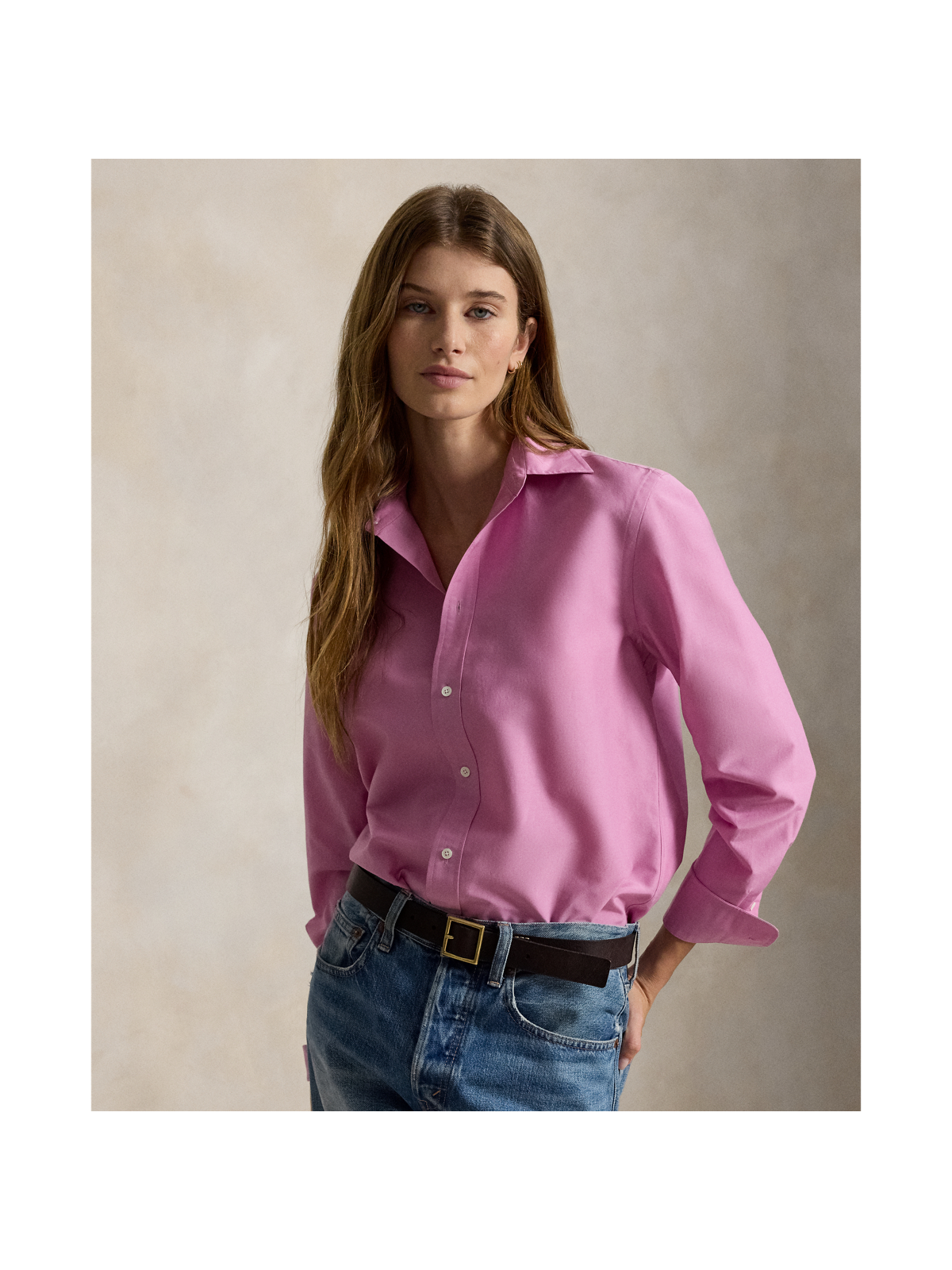 Женские рубашки Ralph Lauren Relaxed Fit Cotton-Silk Shirt — фото 5