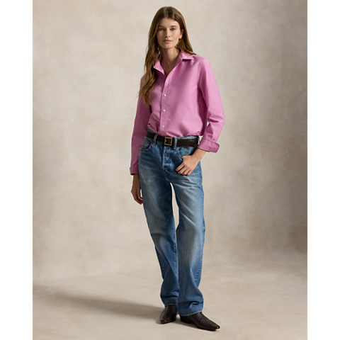 Женские рубашки Ralph Lauren Relaxed Fit Cotton-Silk Shirt