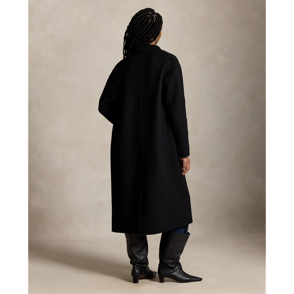 Polo Black Double-Faced Long Wool Coat Polo Ralph Lauren 5