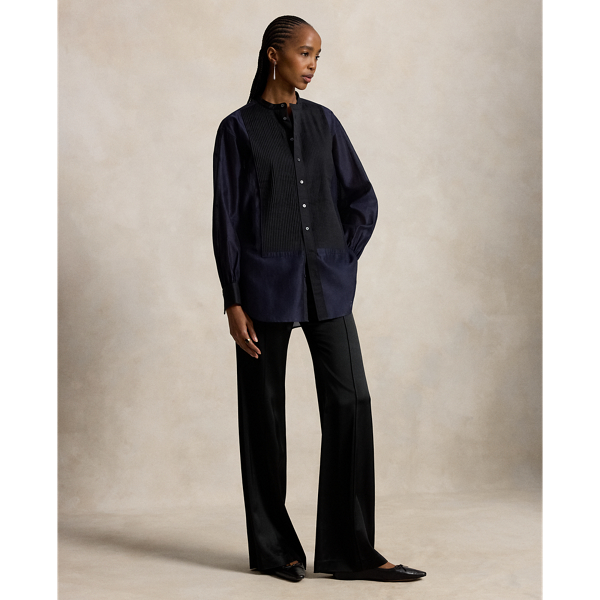 Lage kick-flare satijnen broek Polo Ralph Lauren in Polo black 7
