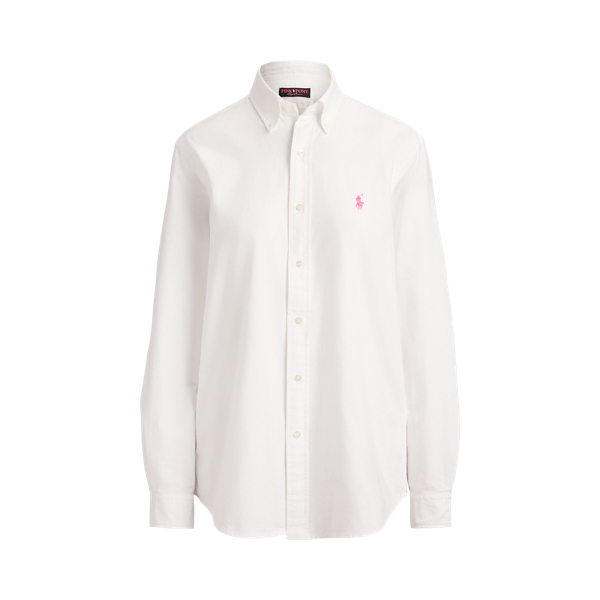 White Pink Pony Cotton Oxford Shirt Polo Ralph Lauren 1