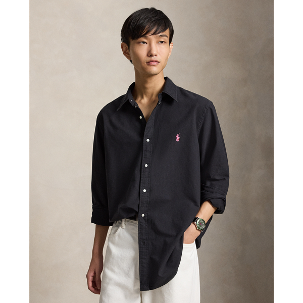 Polo Black Pink Pony Cotton Oxford Shirt Polo Ralph Lauren 4