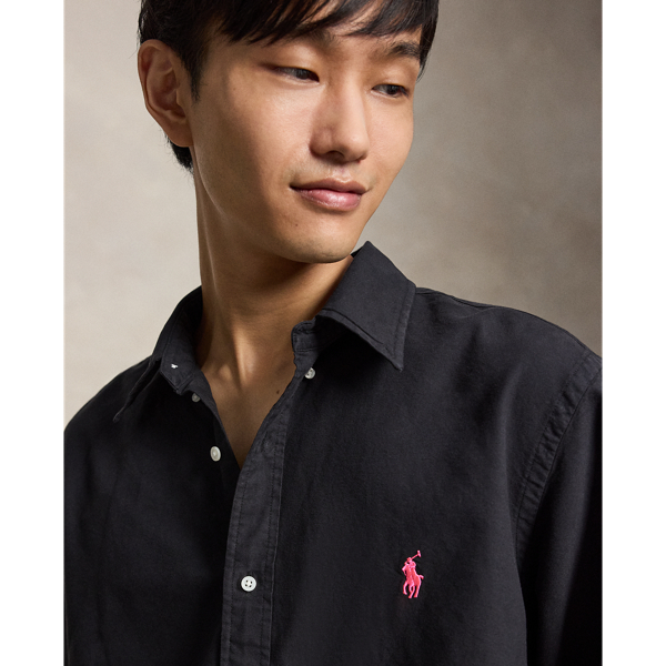 Polo Black Pink Pony Cotton Oxford Shirt Polo Ralph Lauren 8