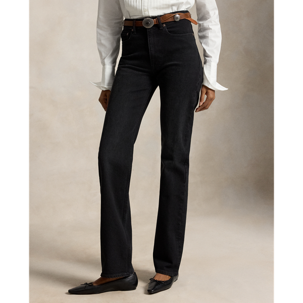 High-Rise Straight-Leg Jean