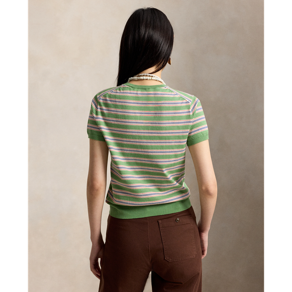 Striped Short-Sleeve Jumper