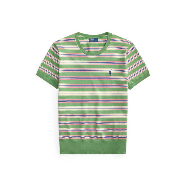 Striped Short-Sleeve Jumper