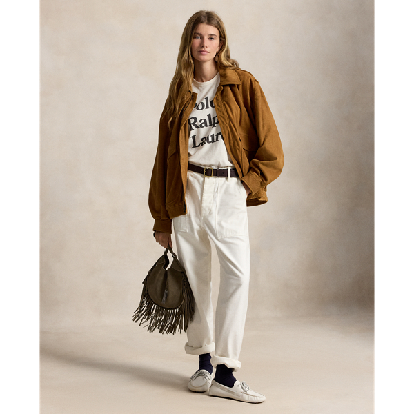 Suede Zip Jacket