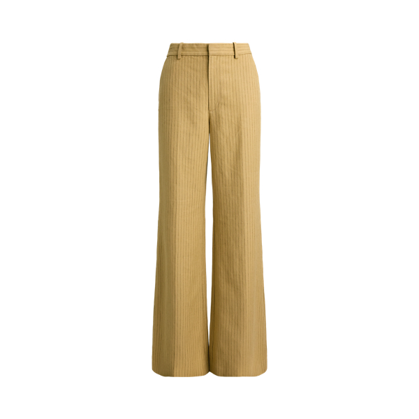 Beaton Pinstripe Hemp-Linen Pant