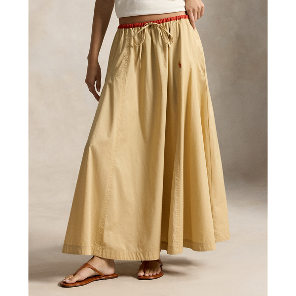 Cotton Poplin Parachute Skirt