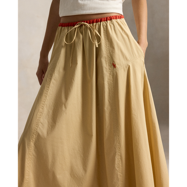 Cotton Poplin Parachute Skirt
