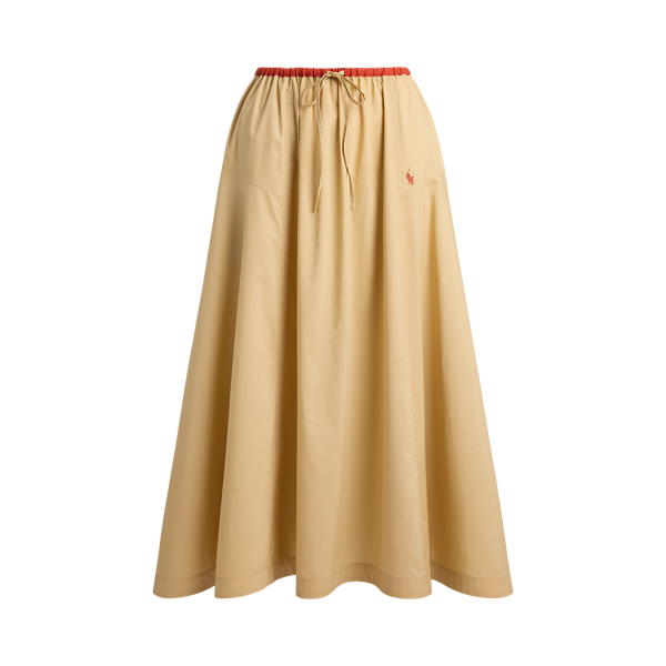 Cotton Poplin Parachute Skirt