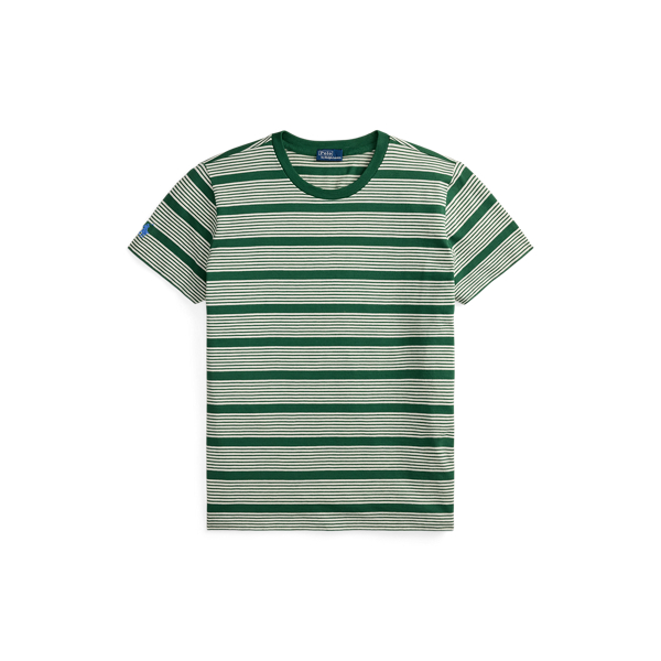 Verano Green Multi Striped Slub Cotton Tee Polo Ralph Lauren 2