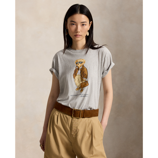 Polo Bear Cotton Jersey T-Shirt
