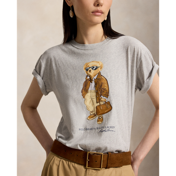 Polo Bear Cotton Jersey T-Shirt