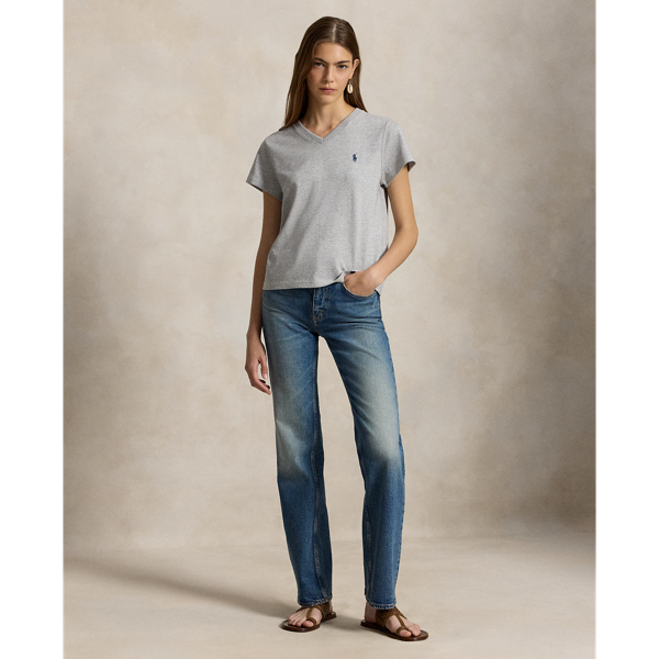 Maglietta in cotone Shrunken-Fit