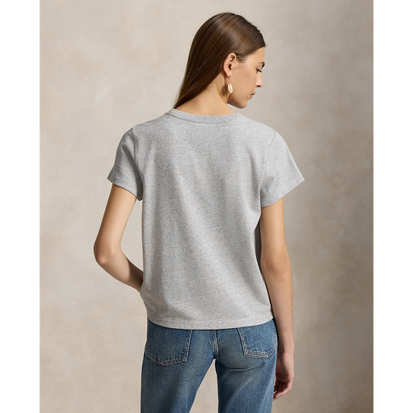 Maglietta in cotone Shrunken-Fit