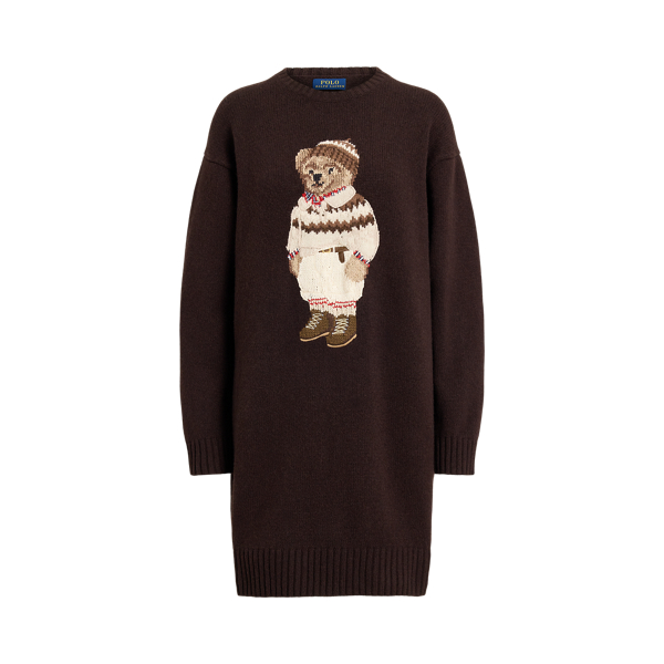 Polo Bear Wool-Cashmere Jumper Dress