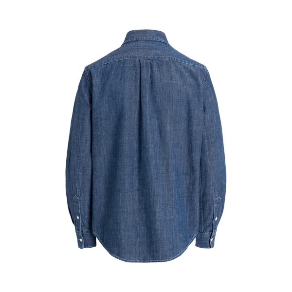Relaxed-Fit Chambray-Hemd mit Polo&nbsp;Bear