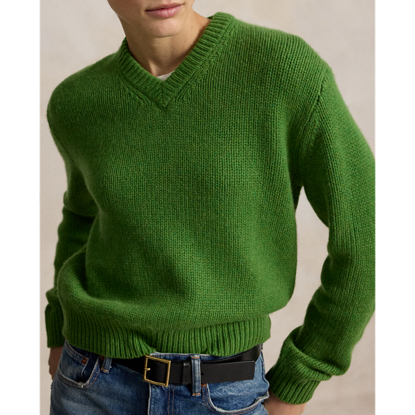 New Lawn Cashmere V-Neck Jumper Polo Ralph Lauren 5