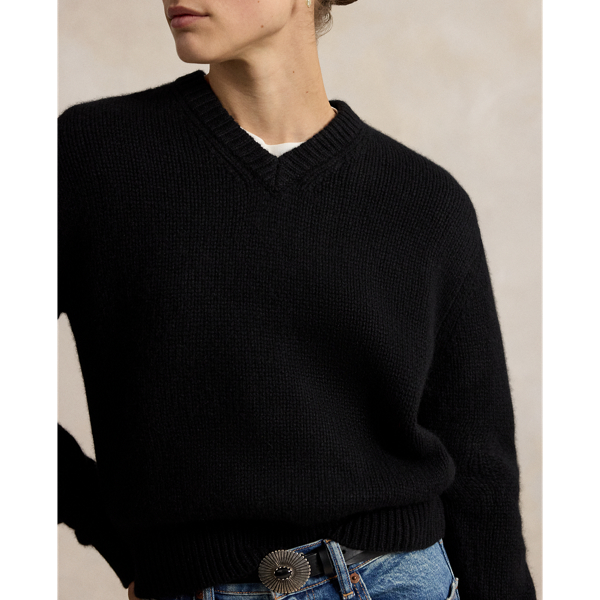 Pull col en&nbsp;V cachemire