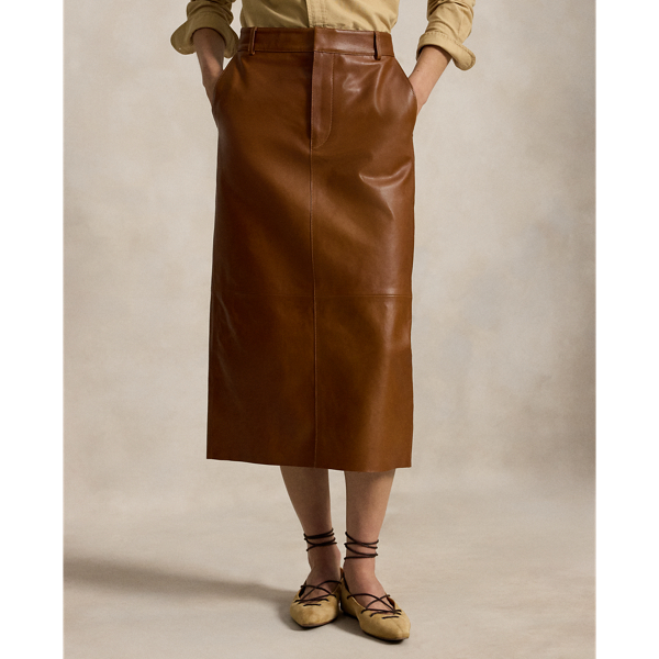 Leather Pencil Skirt