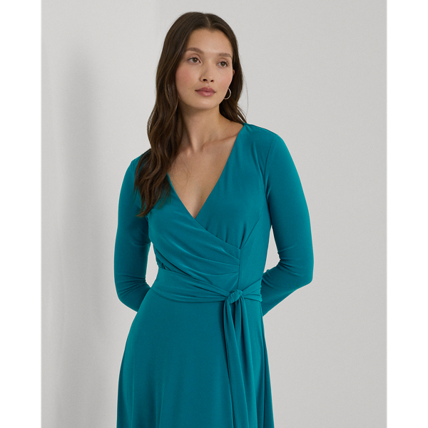 Ralph lauren surplice jersey dress on sale