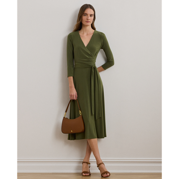 Olive Grove Surplice Jersey Dress Lauren 1