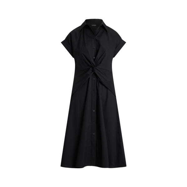 Hemdkleid mit Twistdetail Lauren in Black 2