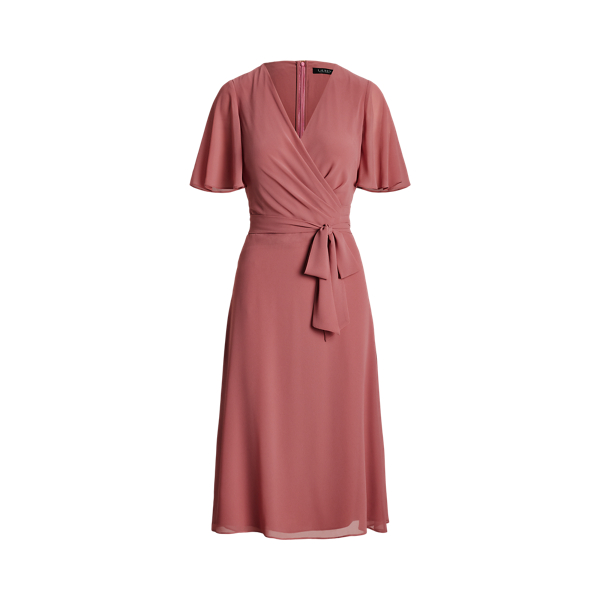 Georgette jurk met riem