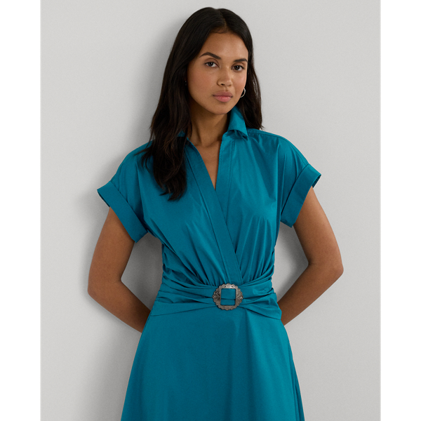 Lauren ralph lauren silk stretch cotton dress on sale