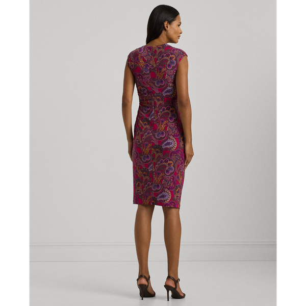 Paisley-Kleid aus Stretch-Jersey Lauren in Purpur multi 5