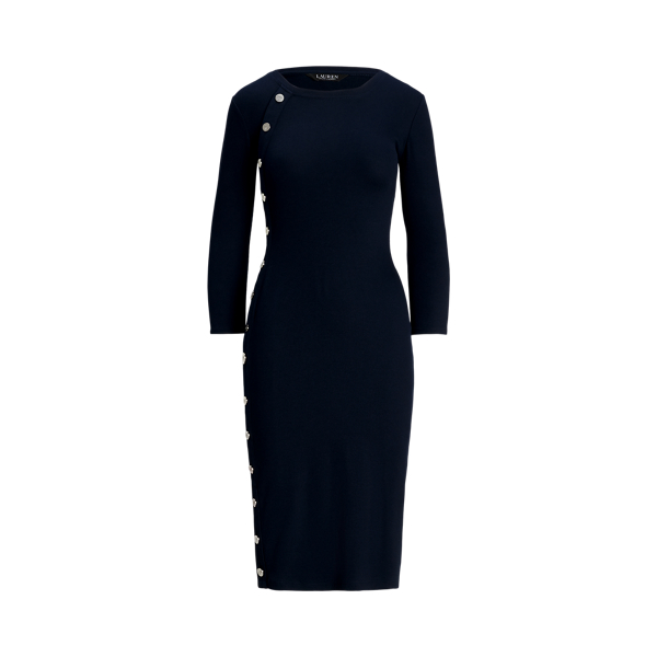 Rippenstrickkleid aus Baumwollmischung Lauren in 1