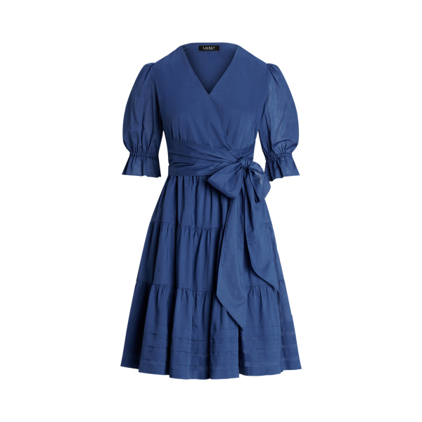 Baumwollvoile-Kleid mit Schn&uuml;rung vorne Lauren in 1