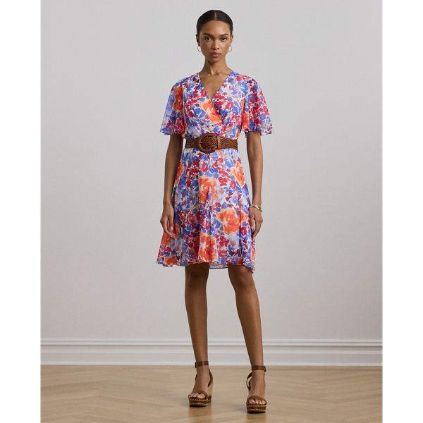 Ralph lauren fit and flare shirt dress best sale