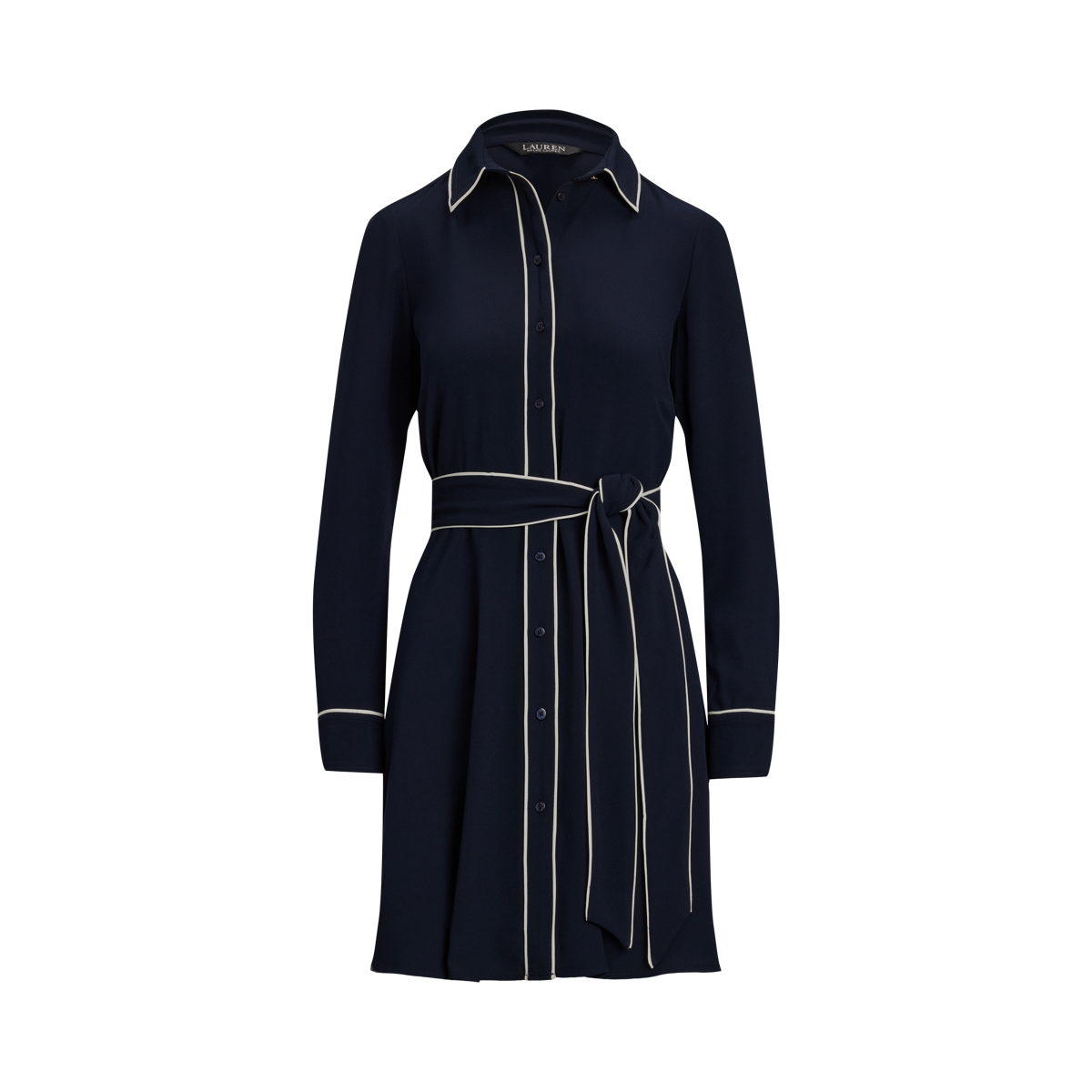 【Lauren Ralph Lauren】Belted Denim Shirtdress Lauren Ralph Lauren Women's Belted Denim Shirtdress - Macy's
