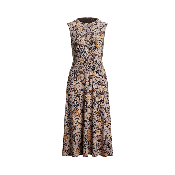 【Lauren Ralph Lauren】Charmeuse Sleeveless Cocktail Dress Charmeuse Sleeveless Cocktail Dress