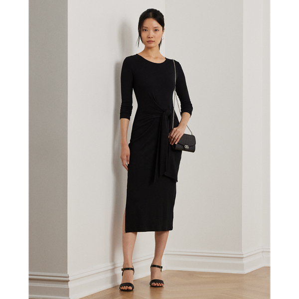 ワンピース LAUREN RALPH LAUREN Woman Dress Black 253963738 001 LAUREN RALPH LAUREN Woman Dress Black 253963738 001 (LAUREN