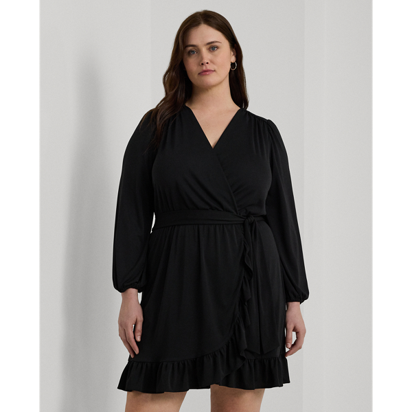 Belted Stretch Jersey Dress